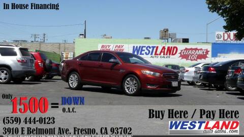 2014 Ford Taurus for sale at Westland Auto Sales in Fresno CA