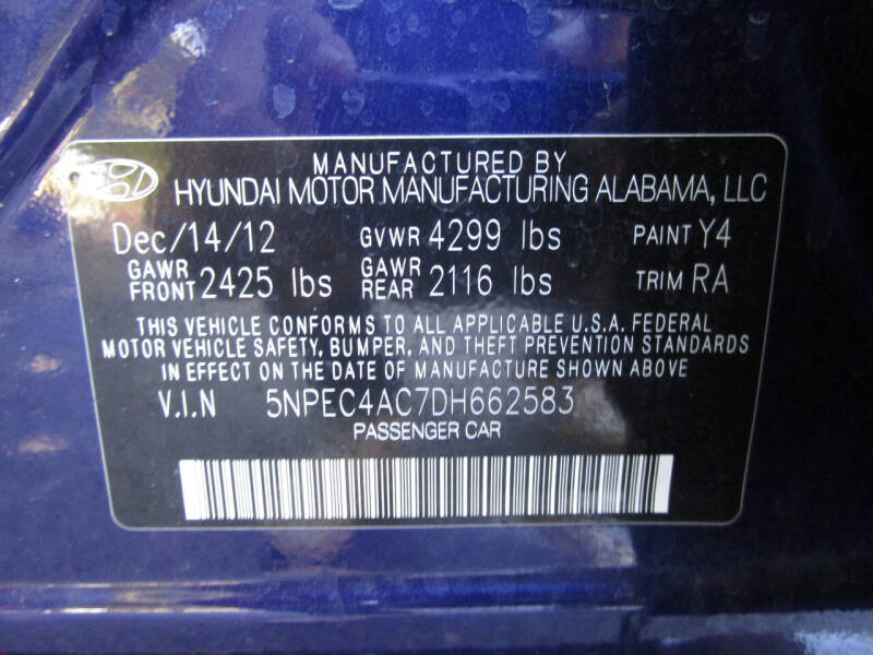 2013 Hyundai Sonata Limited