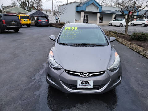 2013 Hyundai Elantra for sale at SUSQUEHANNA VALLEY PRE OWNED MOTORS in Lewisburg PA