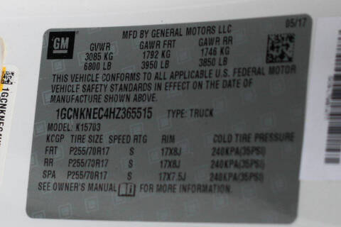 2017 Chevrolet Silverado 1500