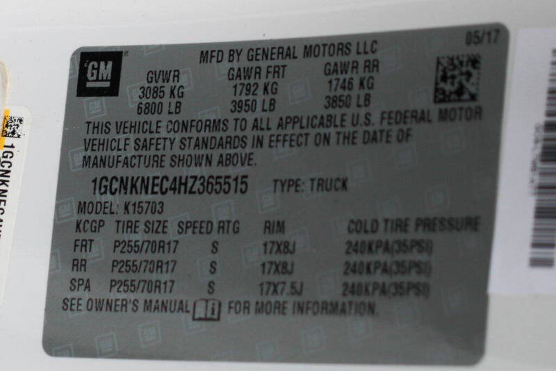 2017 Chevrolet Silverado 1500