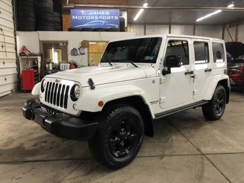 2015 Jeep Wrangler Unlimited for sale at T James Motorsports in Gibsonia PA