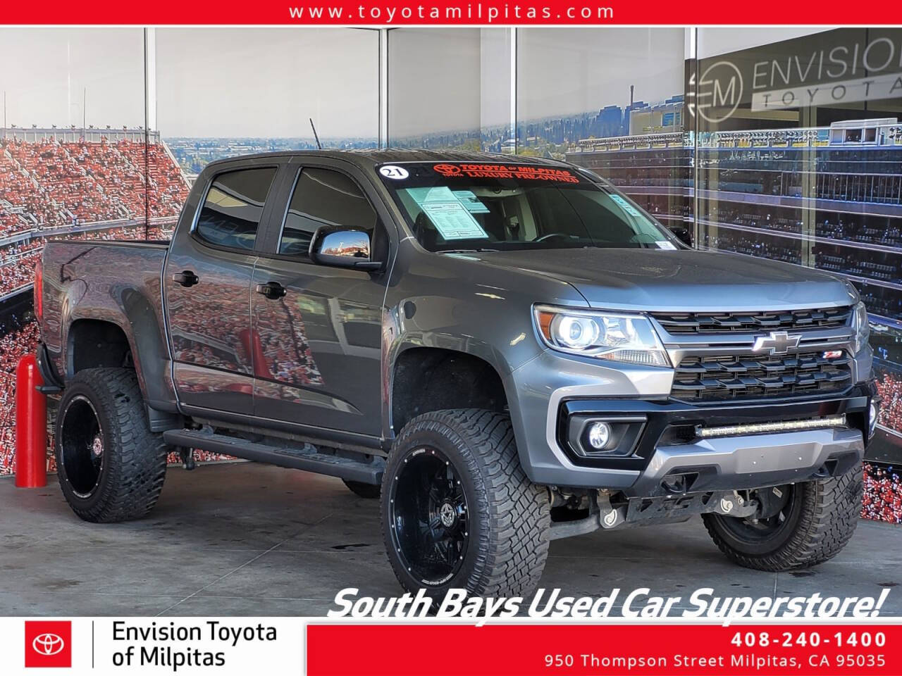 2021 Chevrolet Colorado for sale at Envision Toyota of Milpitas in Milpitas, CA