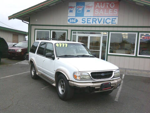 1999 Ford Explorer for sale at 777 Auto Sales and Service in Tacoma WA