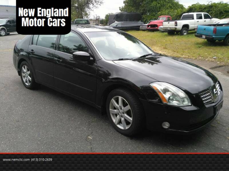 2005 Nissan Maxima for sale at New England Motor Cars in Springfield MA