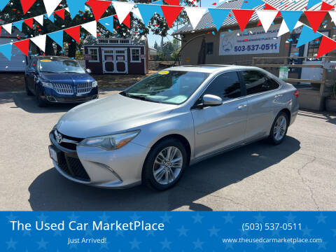2016 Toyota Camry for sale at The Used Car MarketPlace in Newberg OR