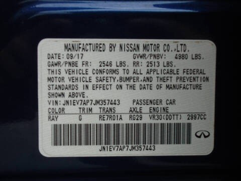 2018 Infiniti Q50 3.0T Sport