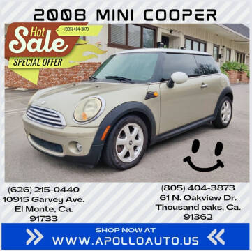 2008 MINI Cooper for sale at Apollo Auto El Monte in El Monte CA