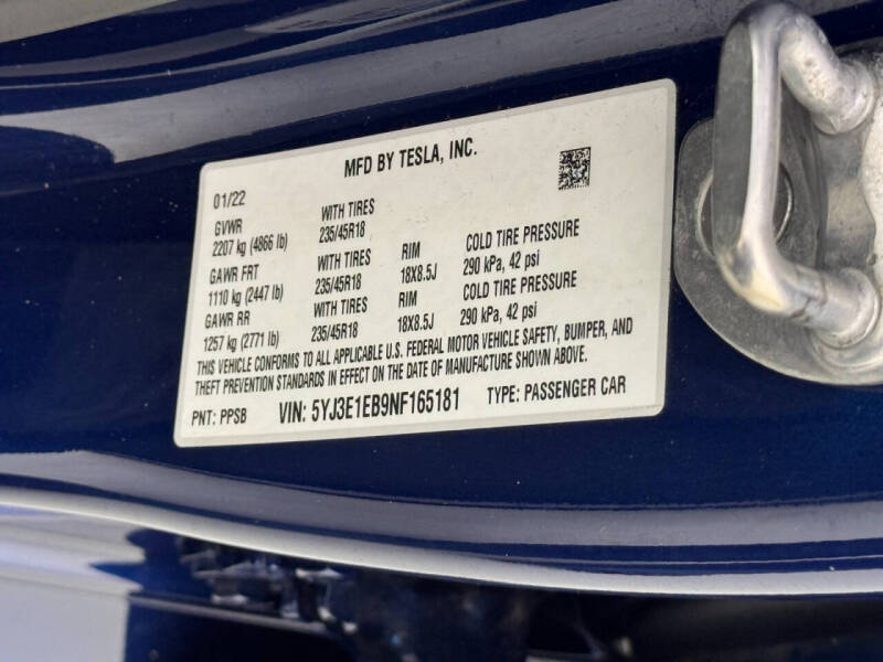 2022 Tesla Model 3 Long Range