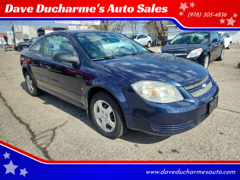 2008 Chevrolet Cobalt for sale at Dave Ducharme's Auto Sales in Lowell MA