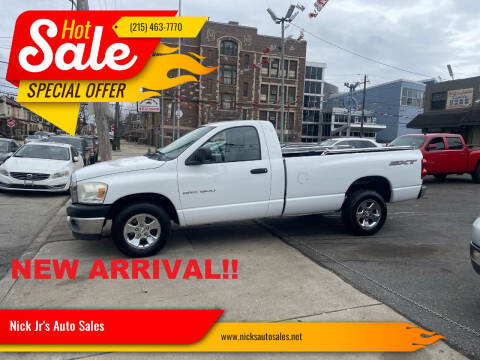 2007 Dodge Ram 1500 for sale at Nick Jr's Auto Sales in Philadelphia PA