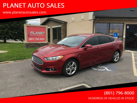 2015 Ford Fusion Energi for sale at PLANET AUTO SALES in Lindon UT