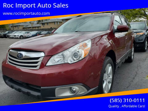 2011 Subaru Outback for sale at Roc Import Auto Sales in Rochester NY