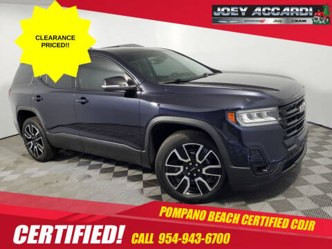 2021 GMC Acadia for sale at PHIL SMITH AUTOMOTIVE GROUP - Joey Accardi Chrysler Dodge Jeep Ram in Pompano Beach FL