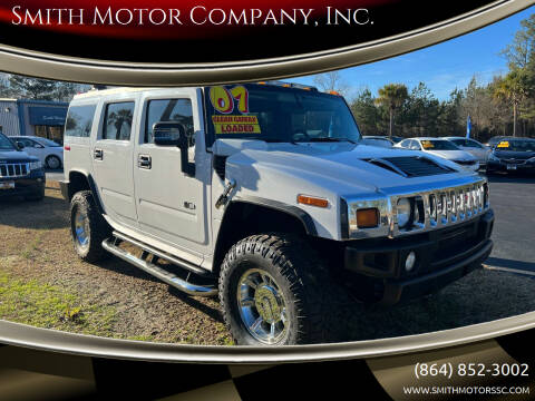 2007 HUMMER H2 for sale at Smith Motor Company, Inc. in Mc Cormick SC