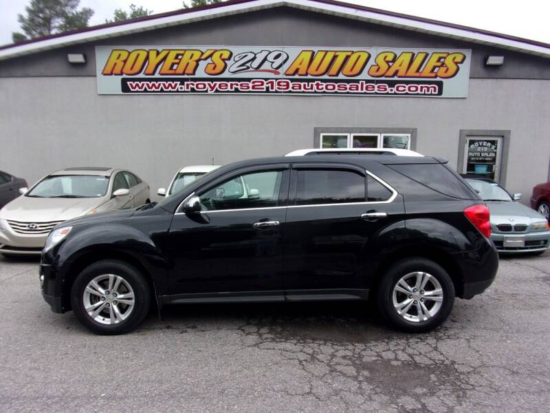 2012 Chevrolet Equinox for sale at ROYERS 219 AUTO SALES in Dubois PA