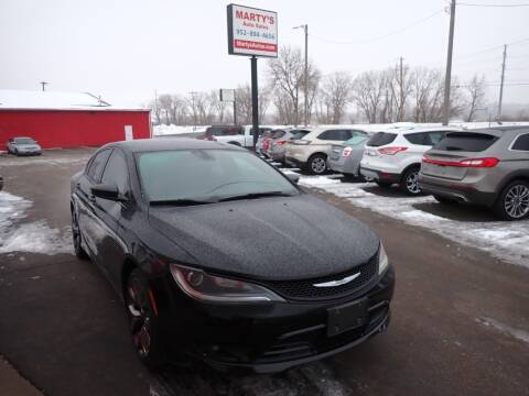 2015 Chrysler 200 for sale at Marty's Auto Sales in Savage MN
