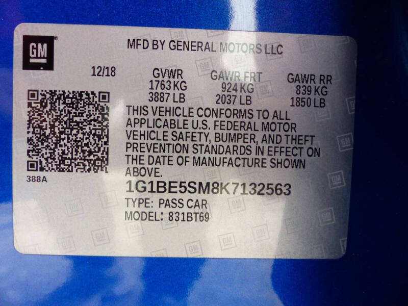 2019 Chevrolet Cruze LT