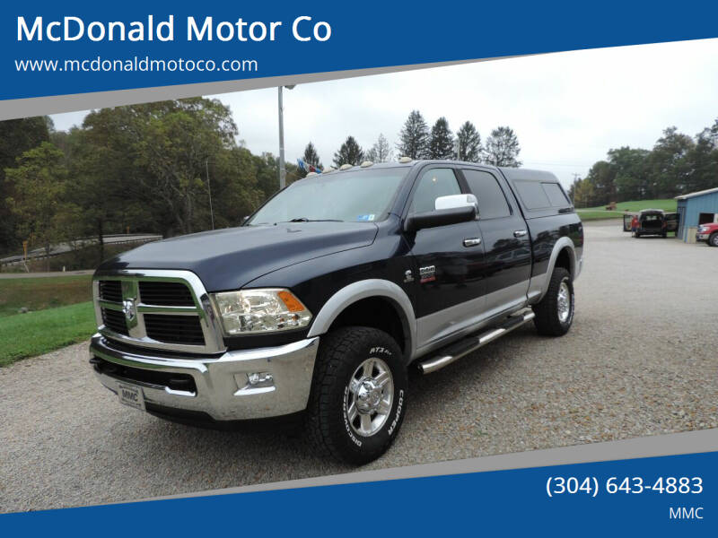 2012 RAM Ram Pickup 2500 for sale at McDonald Motor Co in Harrisville WV