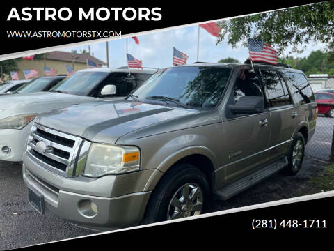 2008 Ford Expedition for sale at ASTRO MOTORS in Houston TX