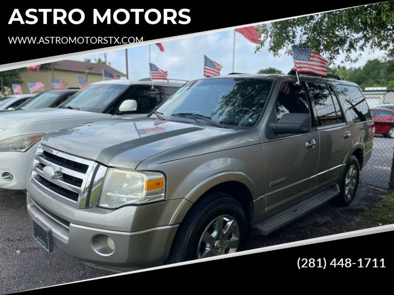 2008 Ford Expedition for sale at ASTRO MOTORS in Houston TX