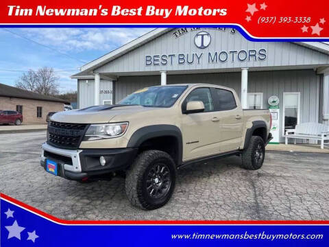 2021 Chevrolet Colorado for sale at Tim Newman's Best Buy Motors in Hillsboro OH