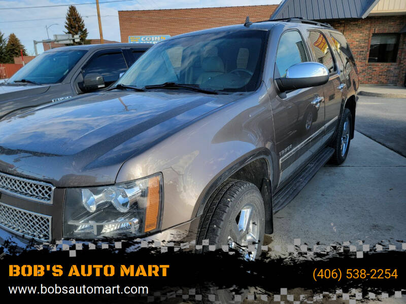 2013 Chevrolet Tahoe for sale at BOB'S AUTO MART in Lewistown MT