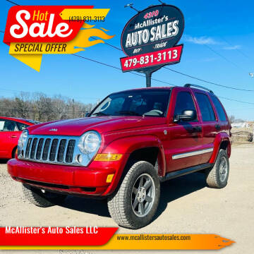 2006 Jeep Liberty for sale at McAllister's Auto Sales LLC in Van Buren AR