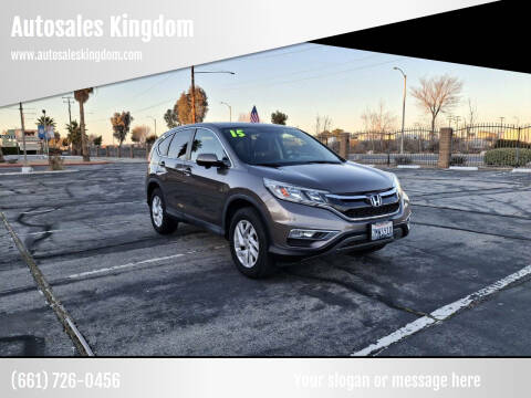 2015 Honda CR-V for sale at Autosales Kingdom in Lancaster CA