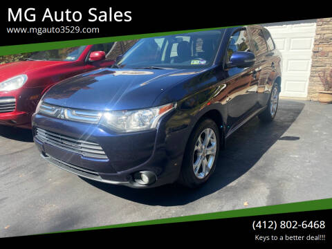 2014 Mitsubishi Outlander for sale at MG Auto Sales in Pittsburgh PA