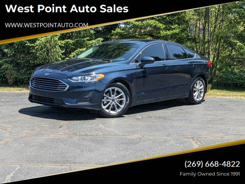 2020 Ford Fusion for sale at West Point Auto Sales & Service in Mattawan MI