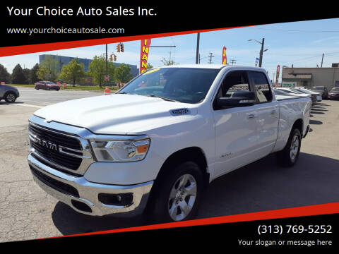 2020 RAM Ram Pickup 1500 for sale at Your Choice Auto Sales Inc. in Dearborn MI