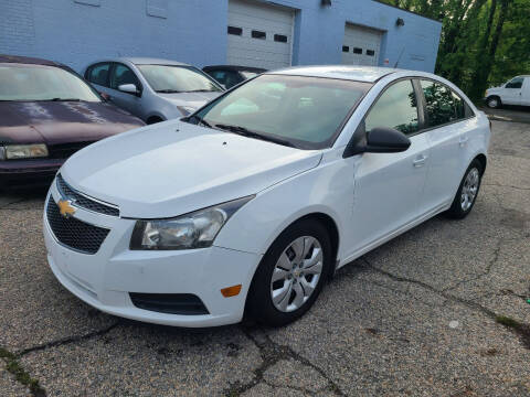 2013 Chevrolet Cruze for sale at Devaney Auto Sales & Service in East Providence RI