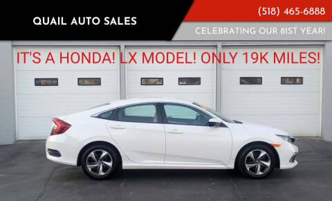 2019 Honda Civic for sale at Quail Auto Sales in Albany NY