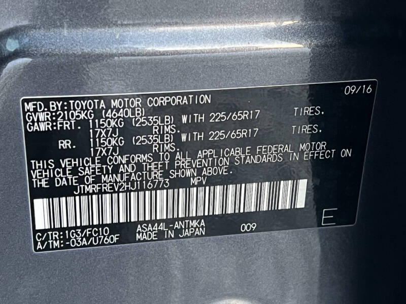 2017 Toyota RAV4 XLE