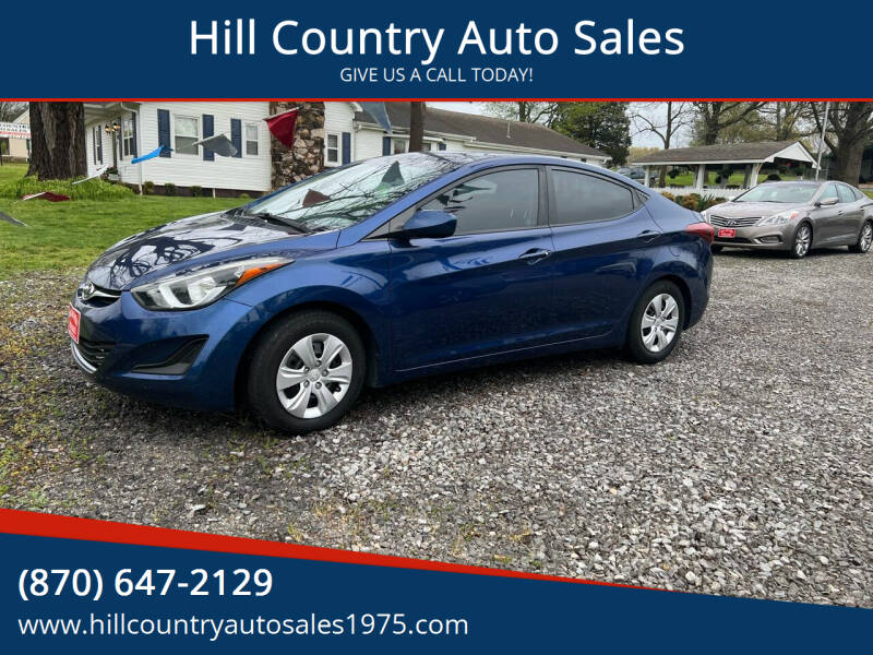 2016 Hyundai Elantra for sale at Hill Country Auto Sales in Maynard AR