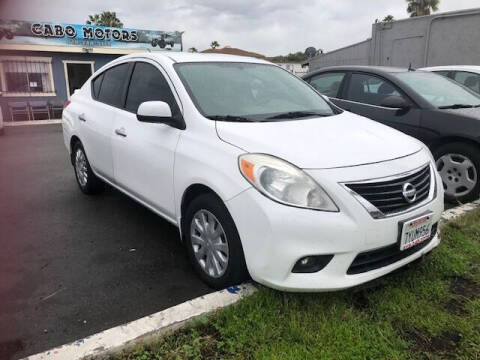 2014 Nissan Versa for sale at CABO MOTORS in Chula Vista CA