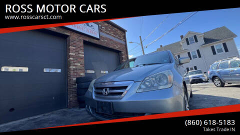 2007 Honda Odyssey for sale at ROSS MOTOR CARS in Torrington CT