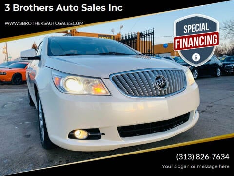 2012 Buick LaCrosse for sale at 3 Brothers Auto Sales Inc in Detroit MI