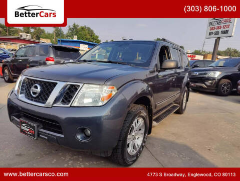 2011 Nissan Pathfinder for sale at Better Cars in Englewood CO