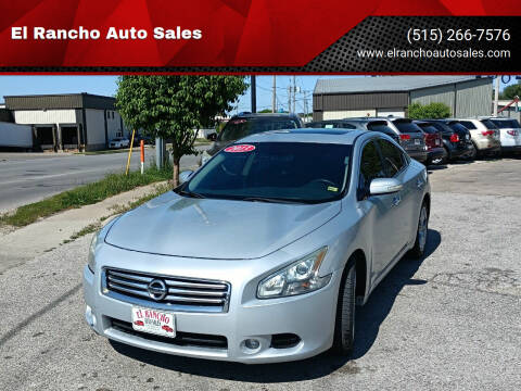 2013 Nissan Maxima for sale at El Rancho Auto Sales in Des Moines IA