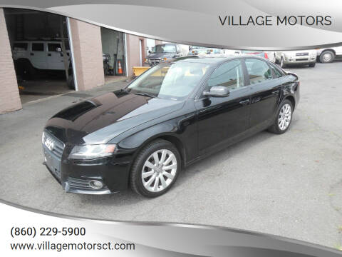 2012 Audi A4 for sale at Village Motors in New Britain CT