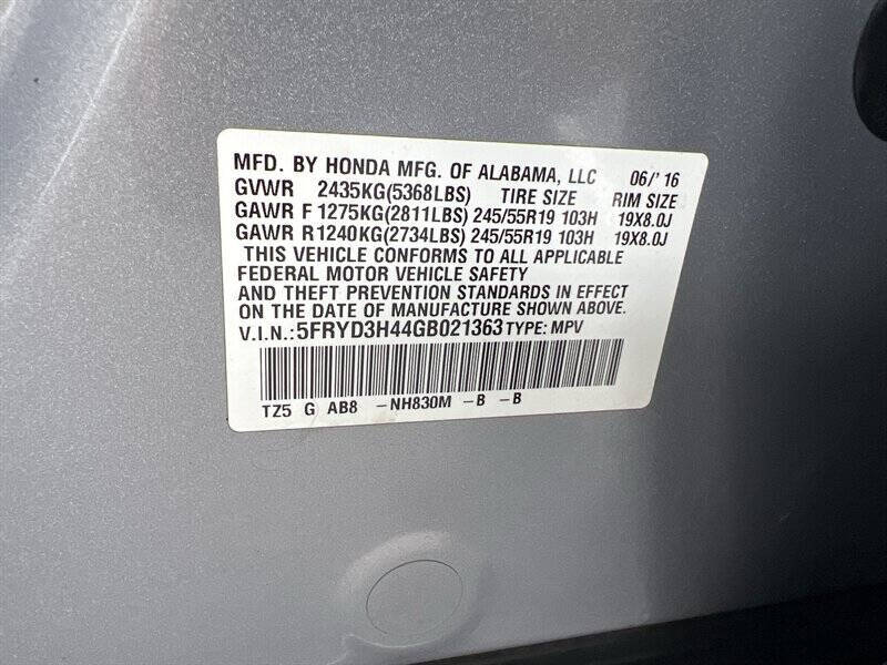2016 Acura MDX w/Tech