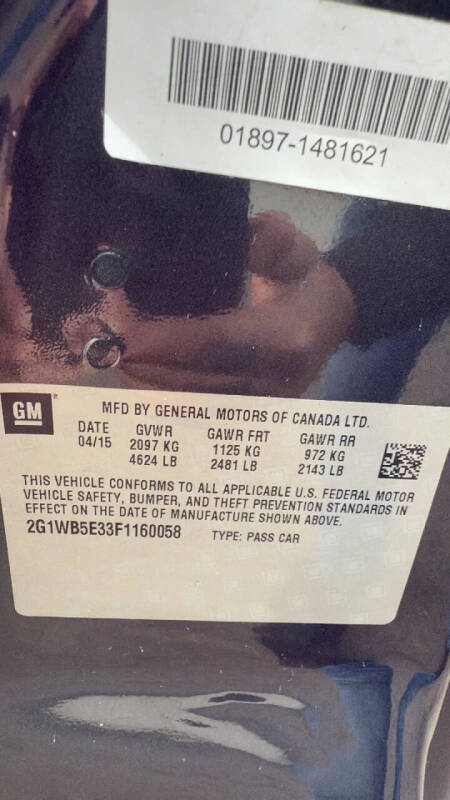 2015 Chevrolet Impala Limited LT Fleet