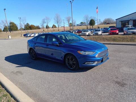 2018 Ford Fusion for sale at DOUG'S AUTO SALES INC in Pleasant View TN