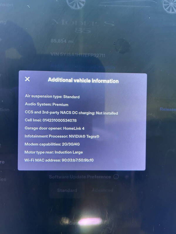 2014 Tesla Model S 85