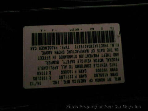 2013 Honda Accord LX-S