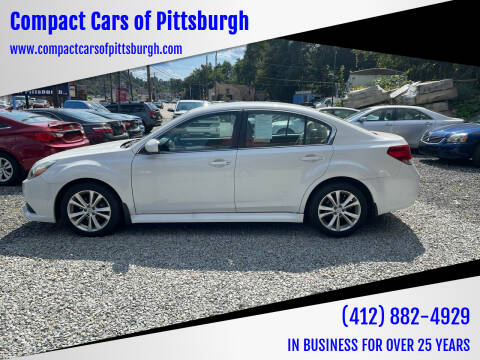 2013 Subaru Legacy for sale at Compact Cars of Pittsburgh in Pittsburgh PA