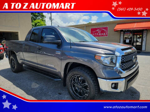 2018 Toyota Tundra for sale at A TO Z  AUTOMART in West Palm Beach FL