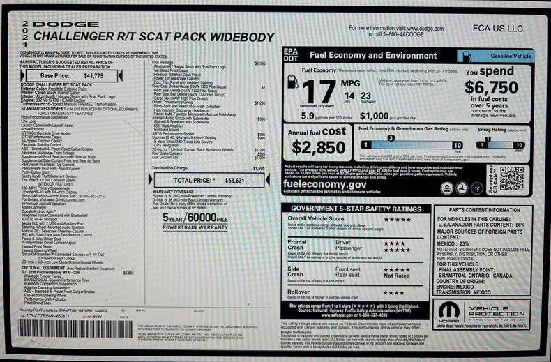 2021 Dodge Challenger